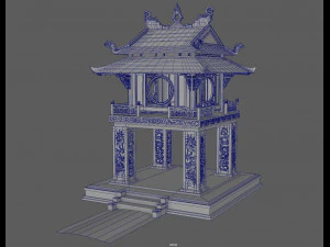 constellation of literature pavilion of vietnam 3D Model