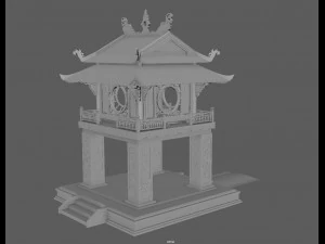 constellation of literature pavilion of vietnam 3D Model