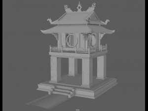 constellation of literature pavilion of vietnam 3D Model