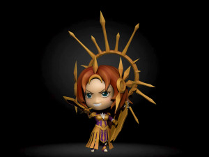 leona chibi of lol 3D प्रिंट मॉडल