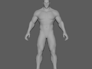 male base lowpoly highpoly 3D मॉडल