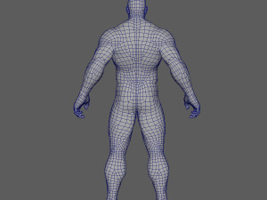 male base lowpoly highpoly 3D मॉडल