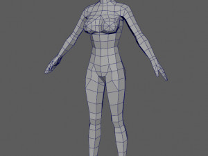 base female 2 3D Модель