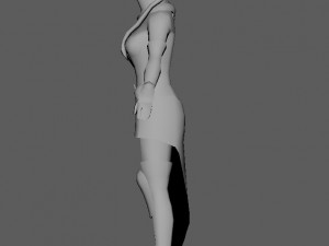 ninja woman 3D 模型