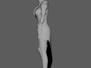 ninja woman 3D Model