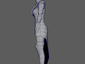 ninja woman 3D Model