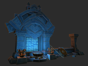 rockwall lowpoly 3D Модель
