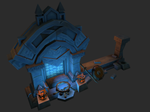 rockwall lowpoly 3D Модель