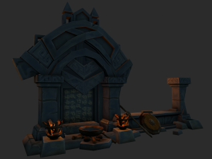 rockwall lowpoly 3D Модель