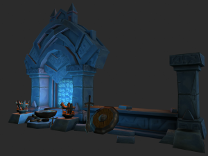 rockwall lowpoly 3D Модель