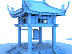 bell tower of vietnam 3D मॉडल