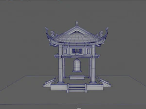 bell tower of vietnam 3D Model