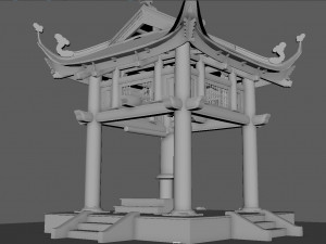 bell tower of vietnam 3D मॉडल