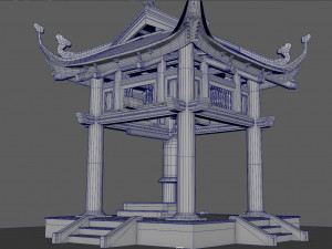 bell tower of vietnam 3D मॉडल