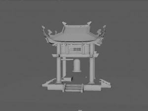 bell tower of vietnam 3D Model