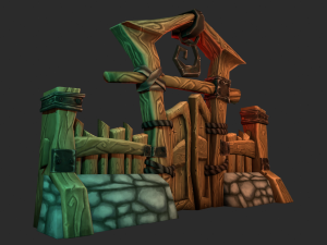 woodgate lowpoly 3D Model