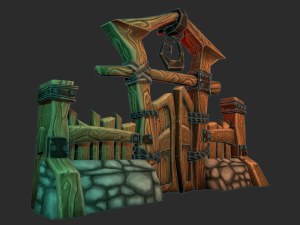 woodgate lowpoly 3D Model