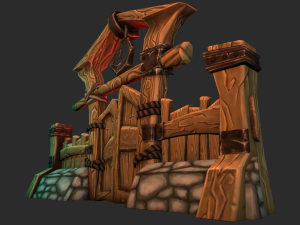 woodgate lowpoly 3D Model