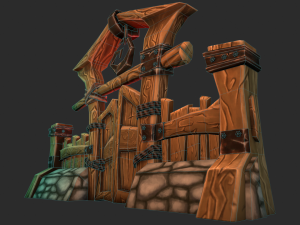 woodgate lowpoly 3D Model