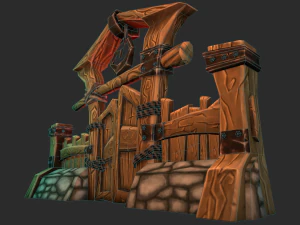 woodgate lowpoly 3D Model