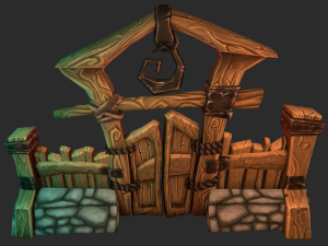 woodgate lowpoly 3D Model