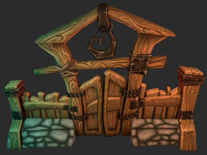 woodgate lowpoly 3D Model