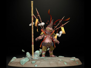 wukong demon 3D मॉडल