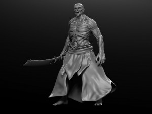 zombie zbrush 3D मॉडल