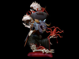 hotpot eating demon 3D मॉडल