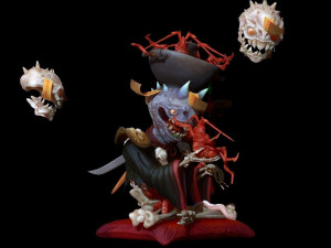 hotpot eating demon 3D मॉडल