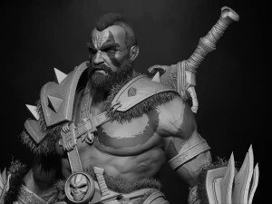 babarian 3D Model