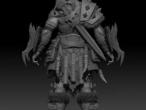 babarian 3D Model