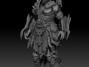 babarian 3Dモデル