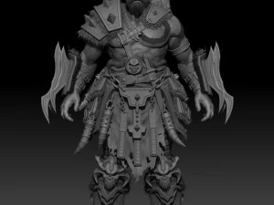 babarian 3D Model
