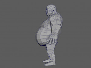 base man 3 lowpoly 3D 模型