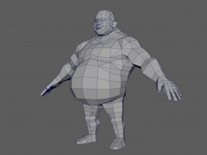 base man 3 lowpoly 3D 模型