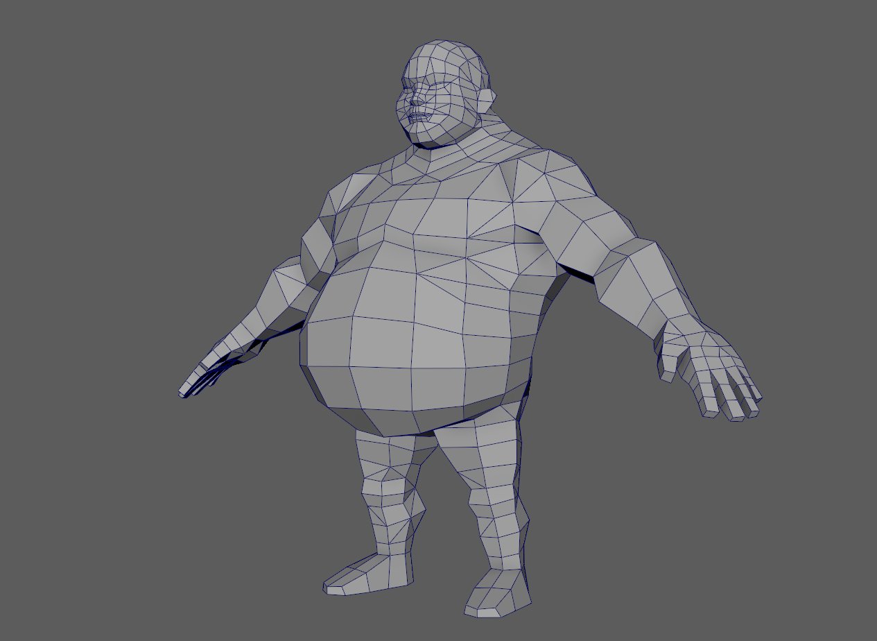 Lowpoly man 3d model. Magic man 3d lowpoly.