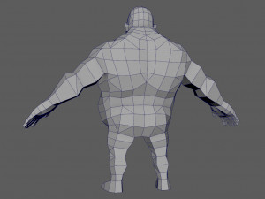 base man 3 lowpoly 3D 模型