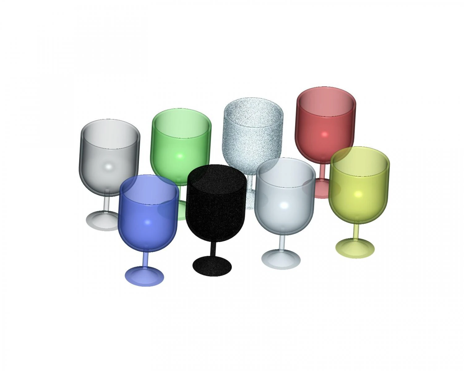 vidro Modelo 3D .c4d .max .obj .3ds .fbx .stl .blend 