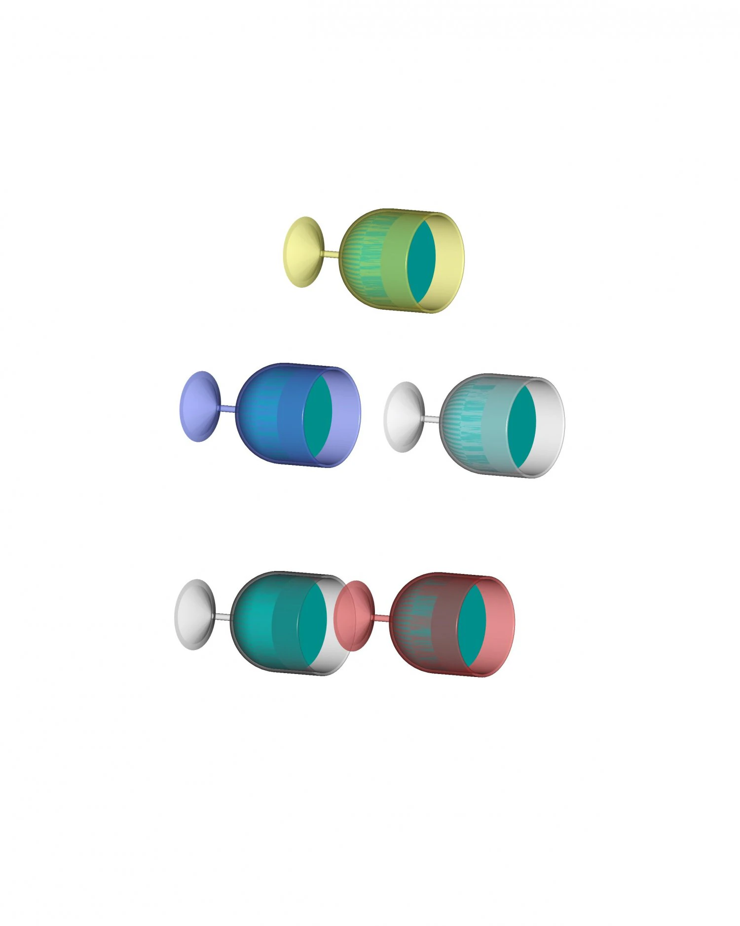 vidro Modelo 3D .c4d .max .obj .3ds .fbx .stl .blend 