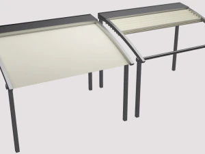 tente a&ccedil;ık ve kapalı 3D Model