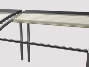 awning open and closed 3D 模型
