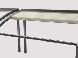 awning open and closed 3D Model