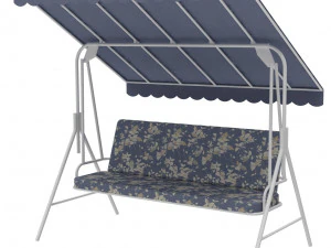 정원 벤치 그네 3D 모델