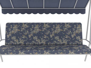 정원 벤치 그네 3D 모델