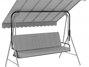 garden bench swing 3D Модель