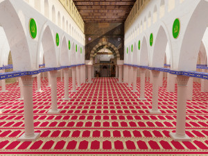 al-aqsa mosque interior- exterior Modelo 3D