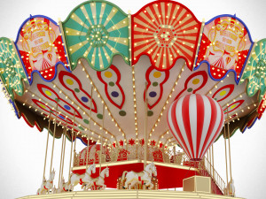 carousel funfair Model 3D