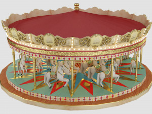 Carousel Modèle 3D