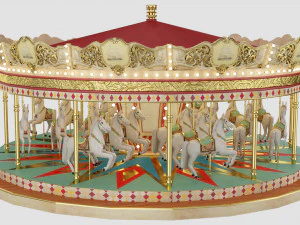 Carrusel Modelo 3D